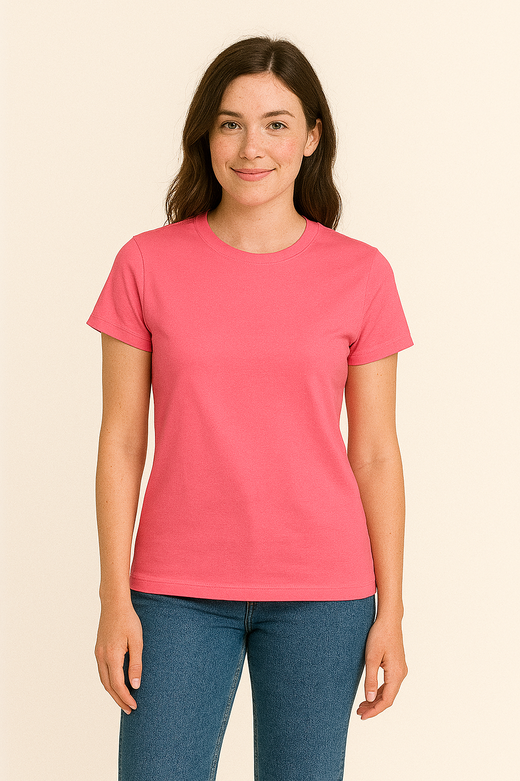 HERBERGER | Damen T-Shirt Baumwolle mit klassischem Schnitt für Freizeit & Stil