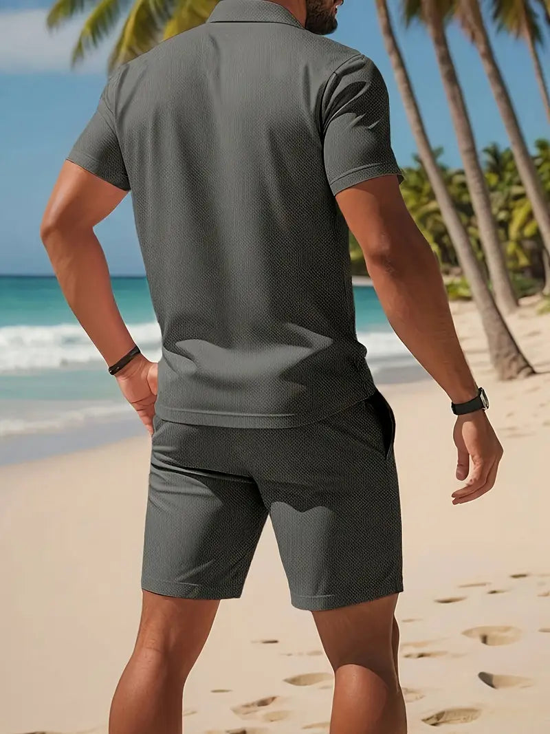 Kelvin Lässiges Zweiteiliges Sportset