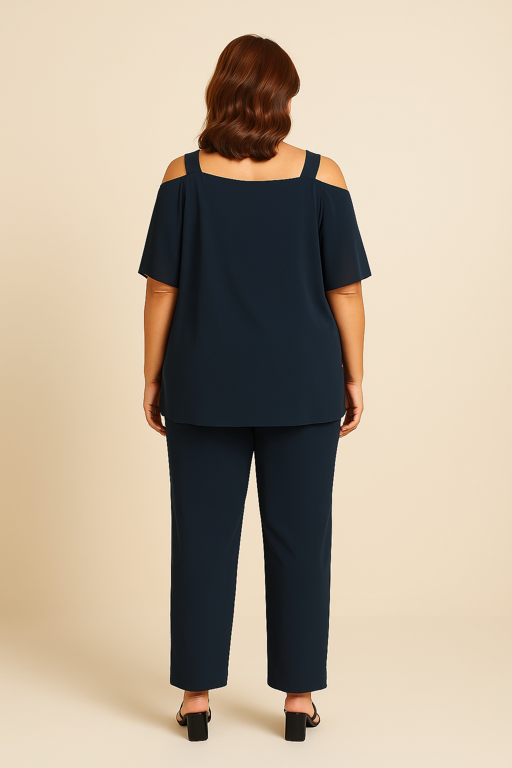 HERBERGER | Damen Zweiteiler mit Schulterfreiheit und weiter Passform für Freizeit & Büro