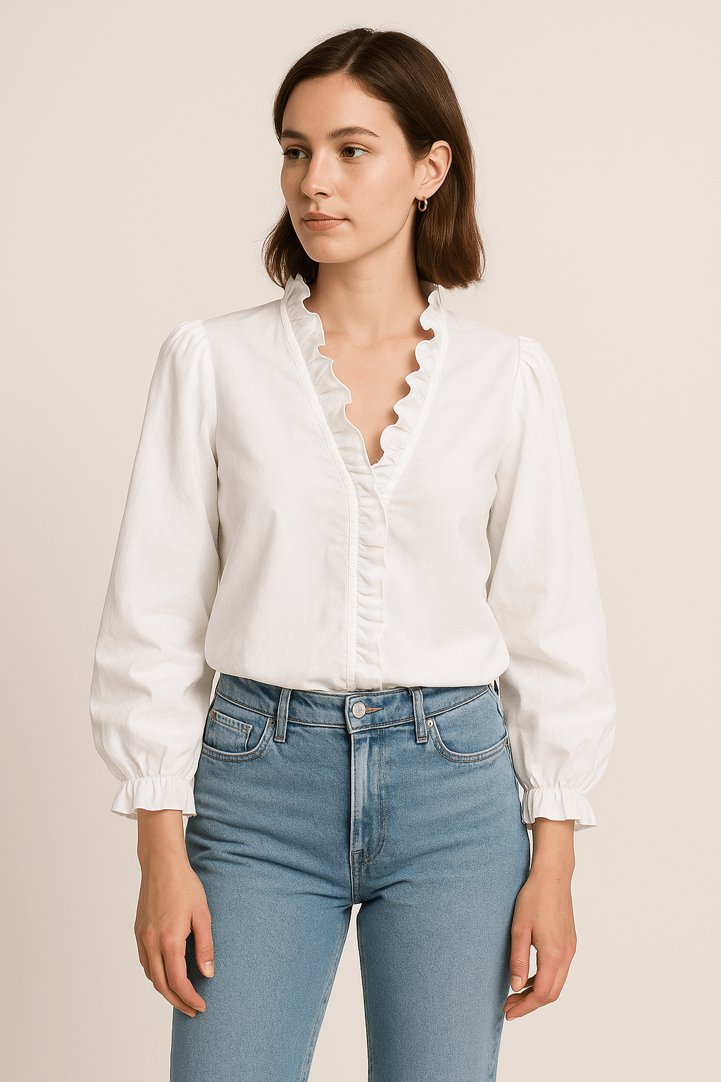 HERBERGER | Damen Chic Bluse mit elastischem Material luftig & leicht