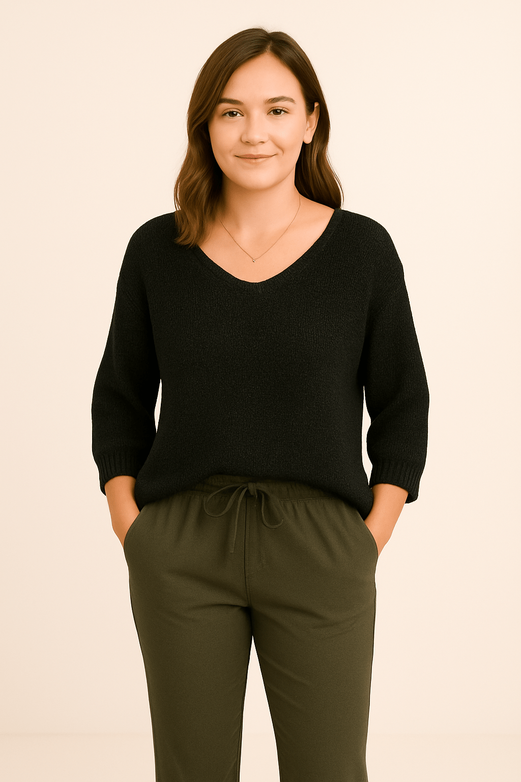 HERBERGER | Damen Pullover mit Rundhalsausschnitt