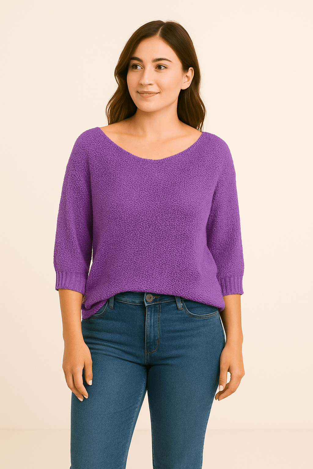 HERBERGER | Damen Pullover mit Rundhalsausschnitt