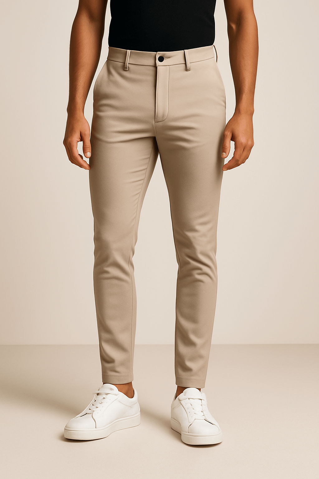 HERBERGER | Herren Hose John Slim Fit mit klarer Linie für Alltag und Büro