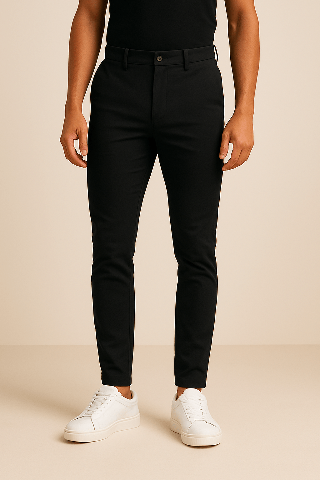 HERBERGER | Herren Hose John Slim Fit mit klarer Linie für Alltag und Büro