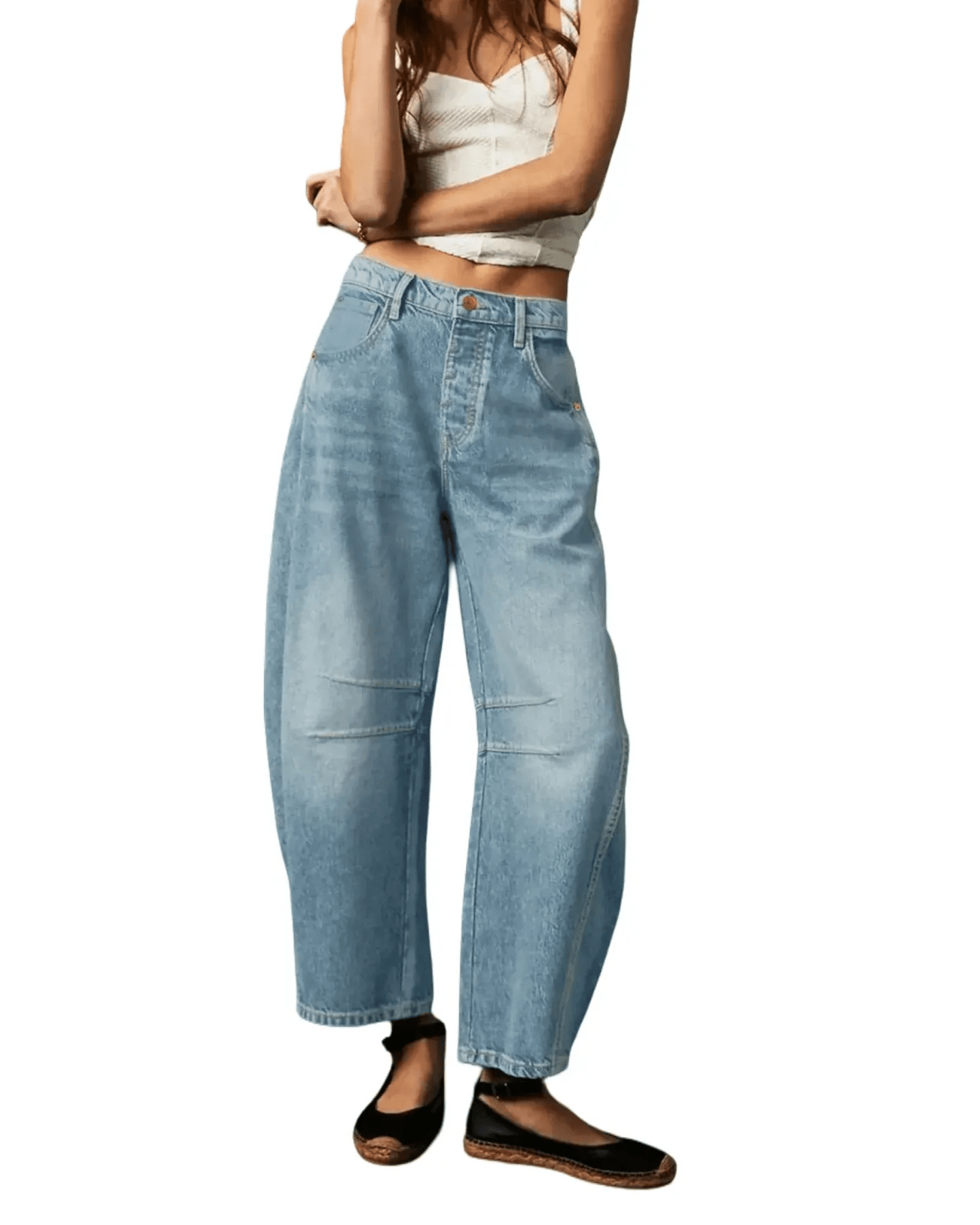 HERBERGER | Damen Jeans mit lockerer Passform und atmungsaktivem Stoff für Sommer & Freizeit