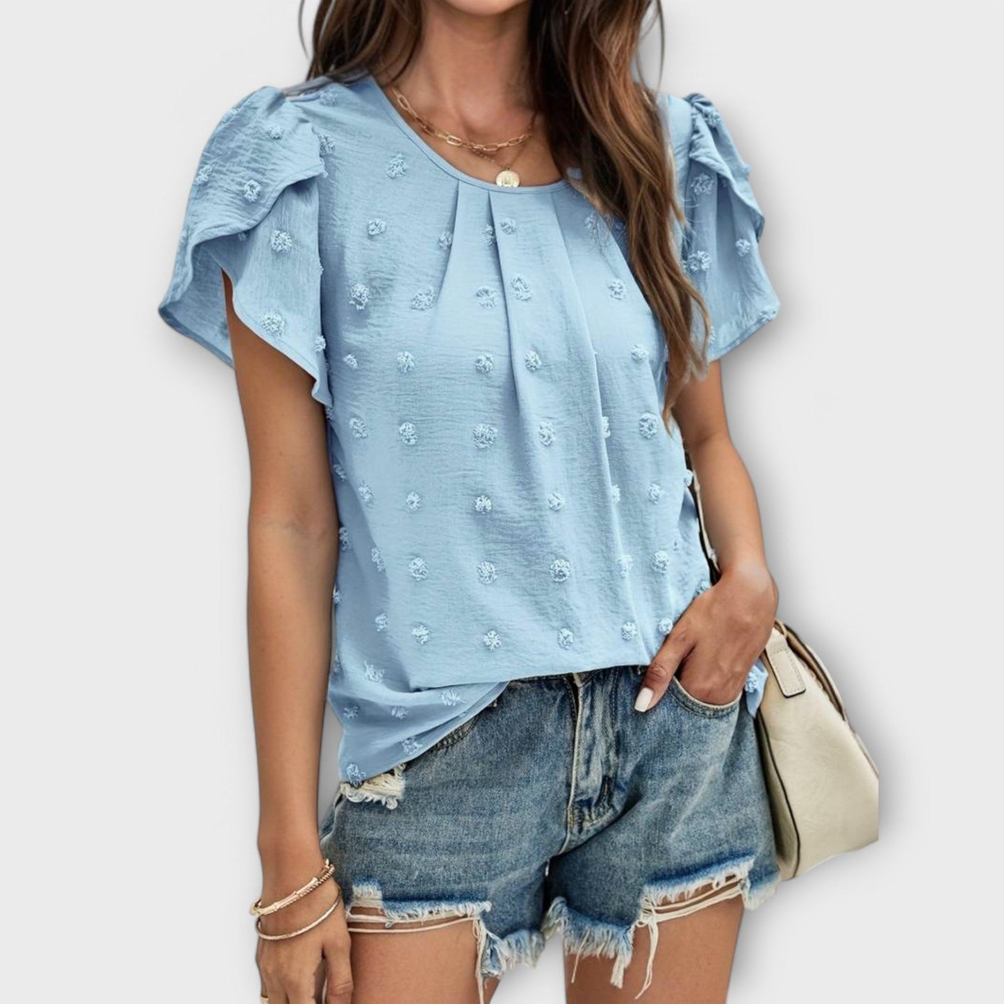 Pünktchenflair Bluse