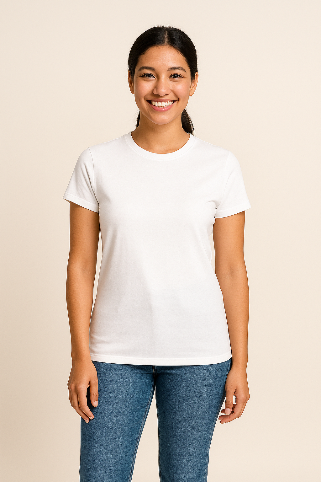 HERBERGER | Damen T-Shirt Baumwolle mit klassischem Schnitt für Freizeit & Stil