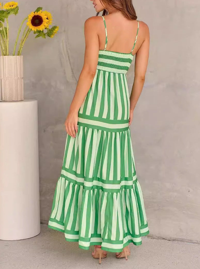 Maxikleid mit Rüschen