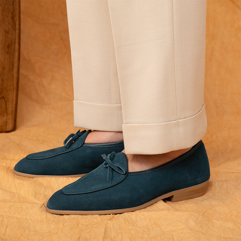 Amalfi Belgische Loafers aus Wildleder