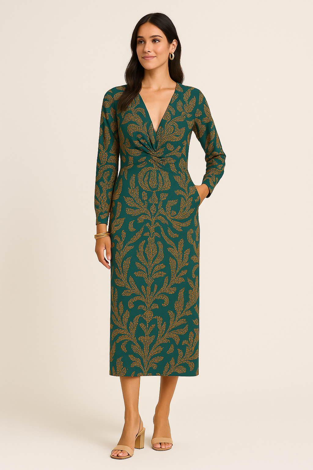 HERBERGER | Damen Midikleid luftig-leicht für Sommer