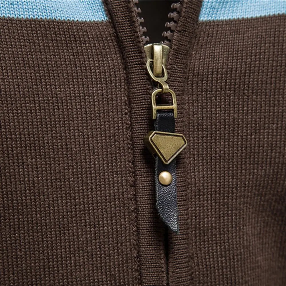 Strickjacke Pullover mit Reissverschluss