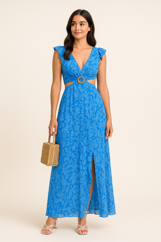 HERBERGER | Damen Maxikleid mit Blumenprint - luftig & leicht