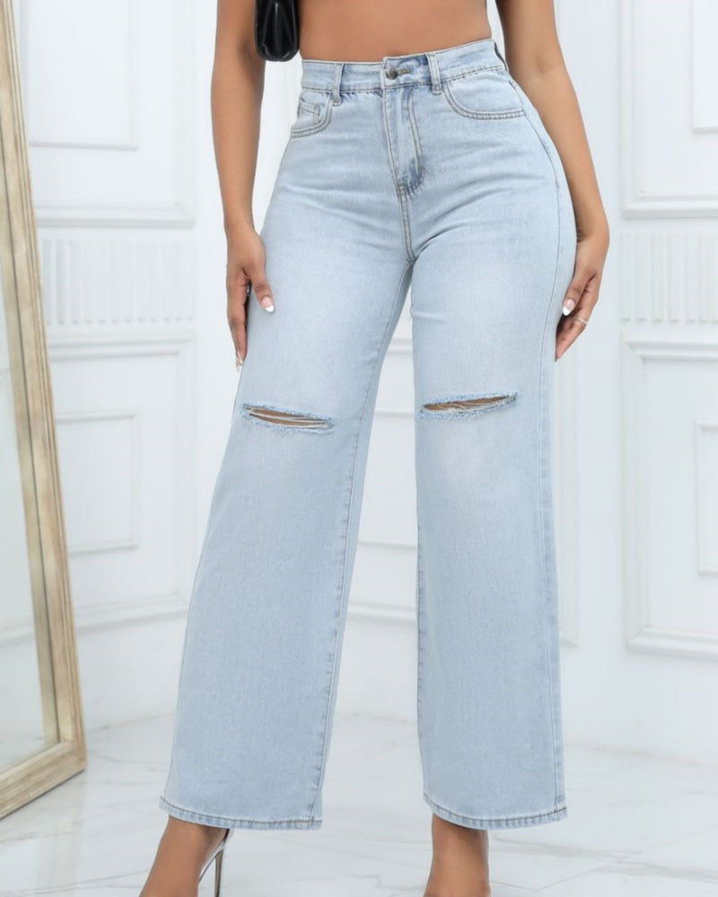 Jeans mit Hoher Taille
