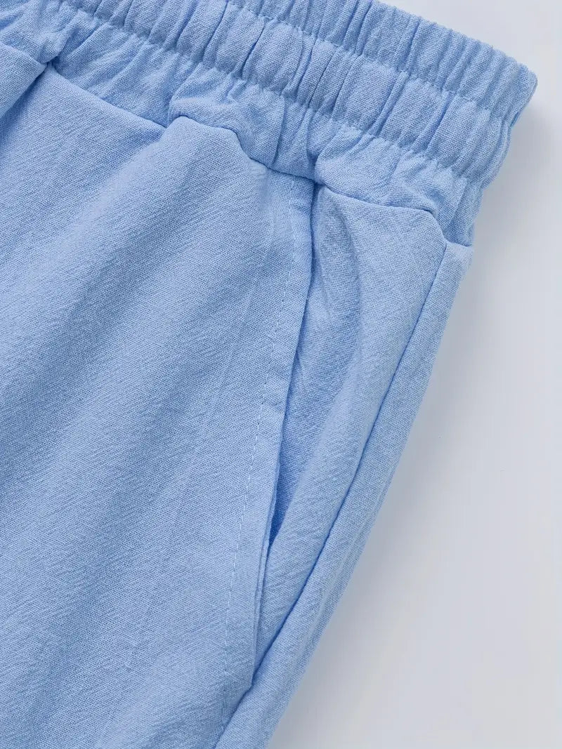 Babaev Stilvolle Leinen Hosen