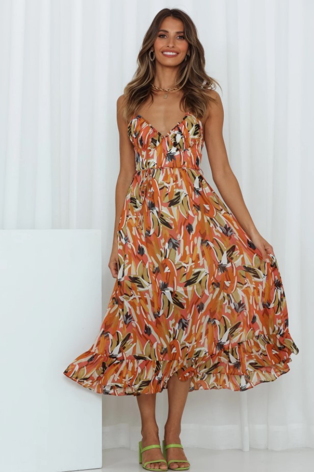 Schickes Bohemian-Kleid
