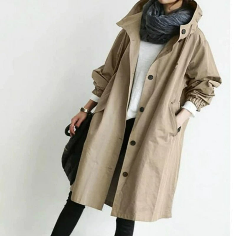 Mandy Eleganter und wasserabweisender Trenchcoat