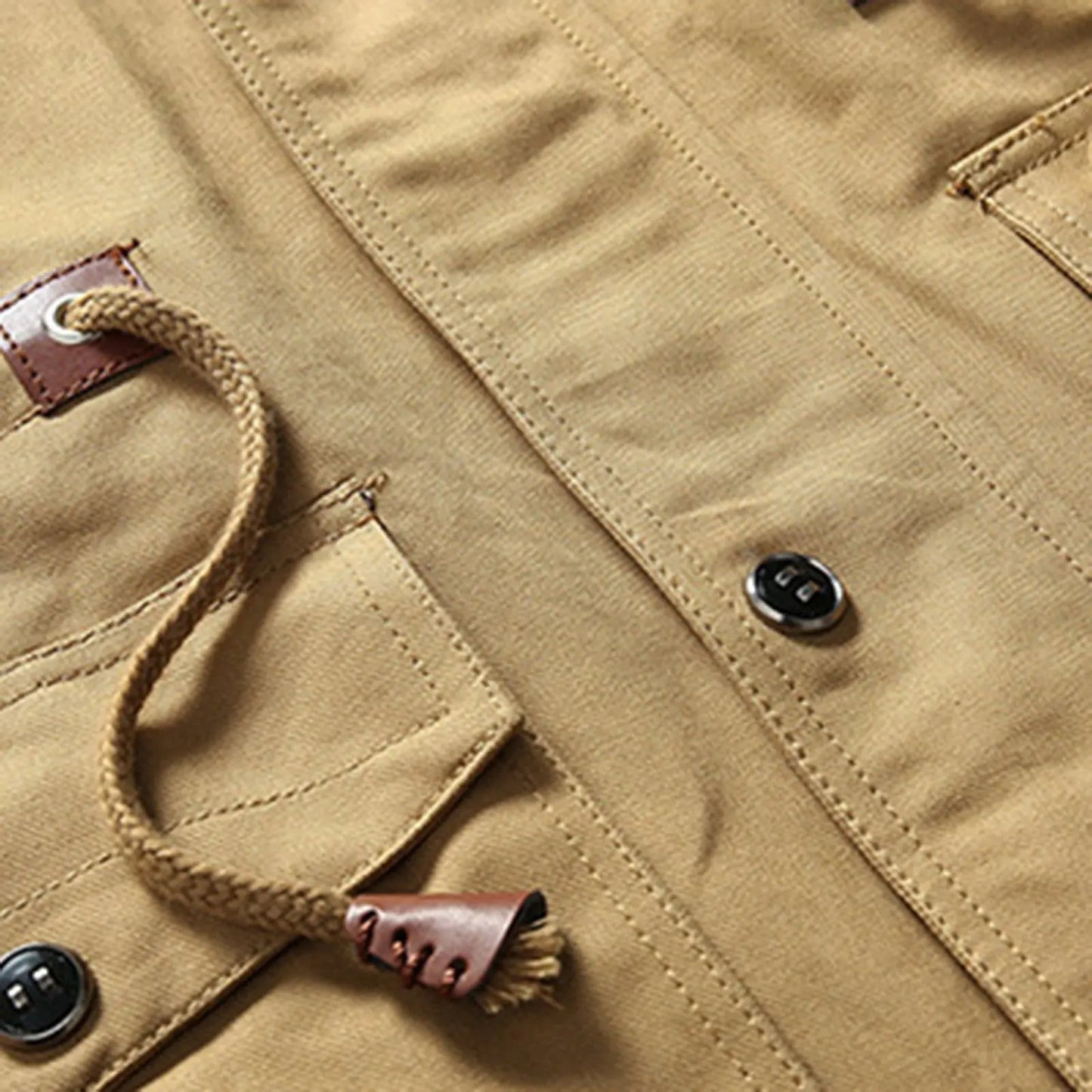 Fleece-Kapuzen-Bomberjacke