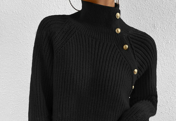 Retroblack Feinstrickpullover