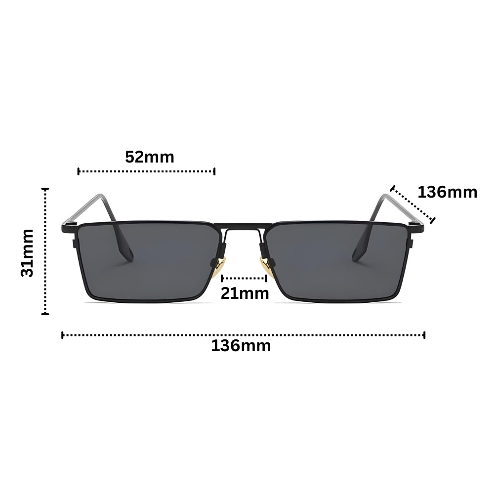 Luminex Avant Sonnenbrille Mit Eckigem Rahmen