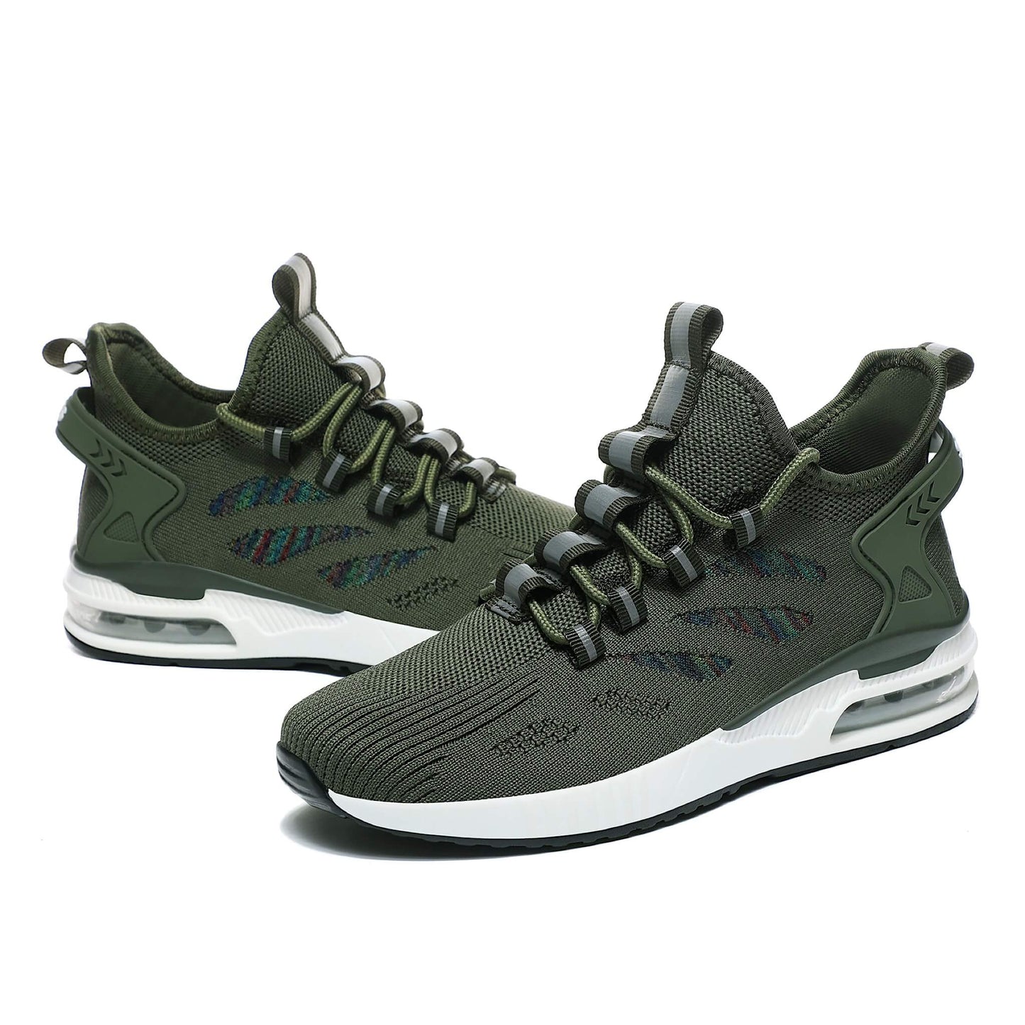 Grünschimmer Sneaker