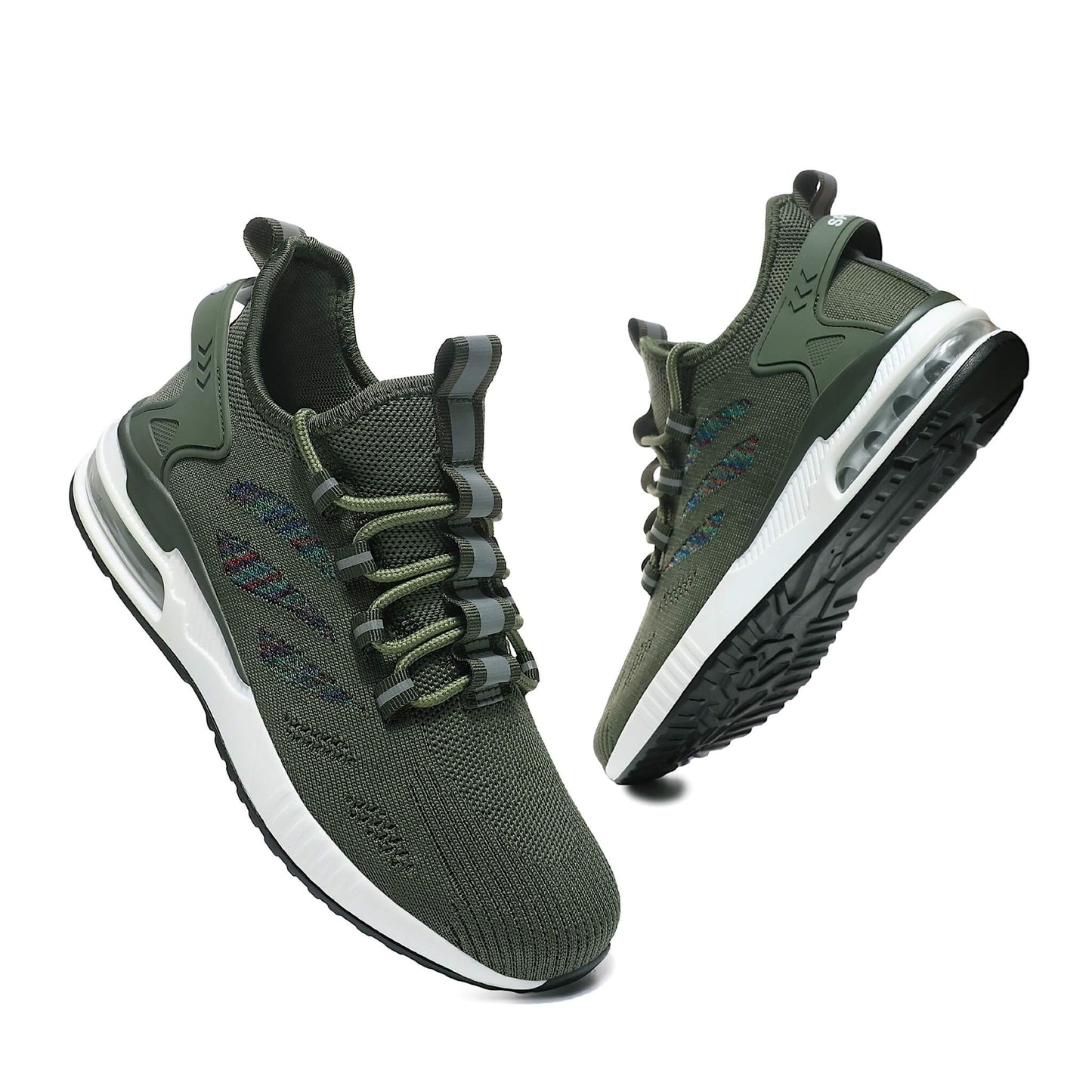 Grünschimmer Sneaker