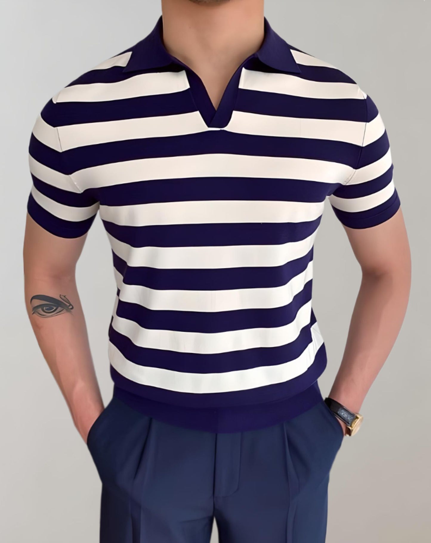 Zentralstil Herren Langarm Langarmshirt