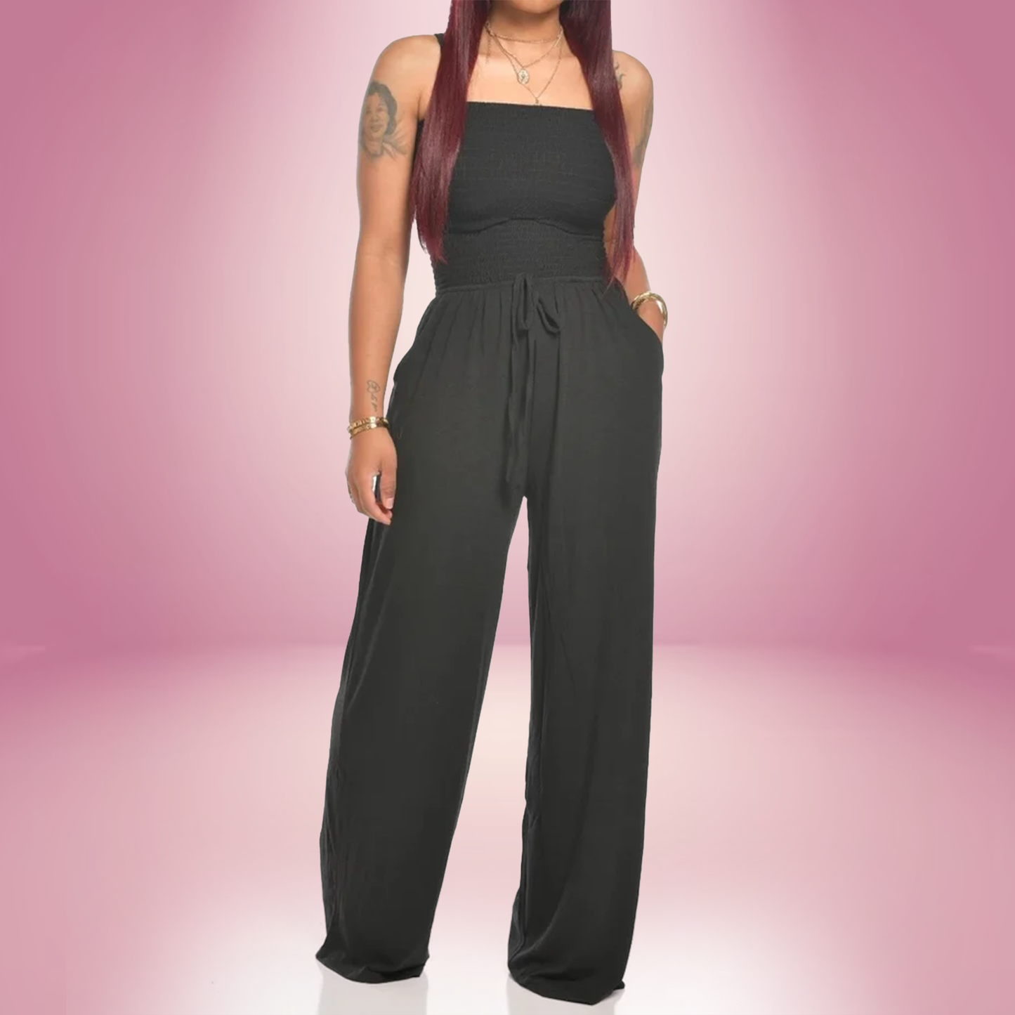 Celia - 2025 Trägerlosen Sommer Jumpsuit